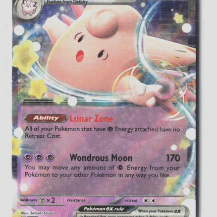 Pokemon 2023 Obsidian Flames Clefable EX RR #82/197