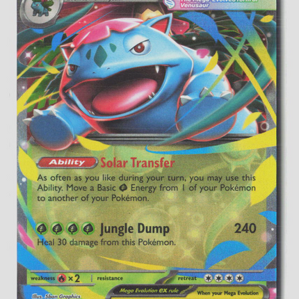 Pokemon 2025 Mega Evolution Mega Venusaur EX #3/132