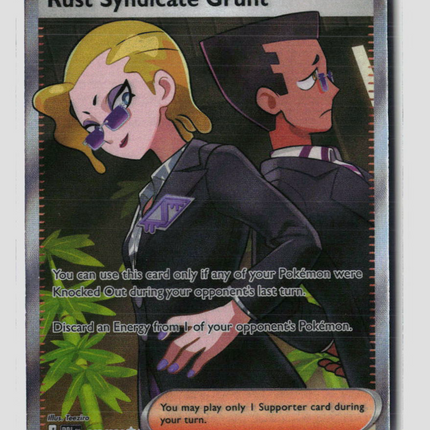 Pokemon 2026 Pitch Black Rust Syndicate Grunt UR FA #112/84