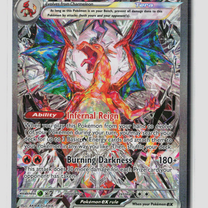 Pokemon 2023 Obsidian Flames Charizard EX SAR #223/197