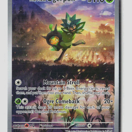 Pokemon Scarlet & Violet Teal Mask Ogerpon #SVP EN 123