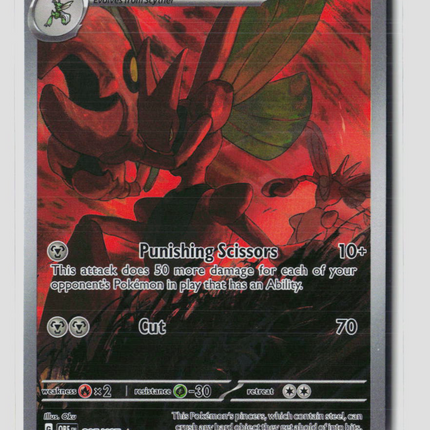 Pokemon 2023 Obsidian Flames Scizor #205/197