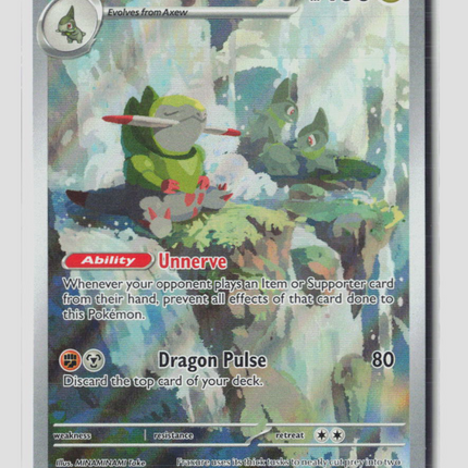 Pokemon 2024 Shrouded Fable Fraxure #77/64