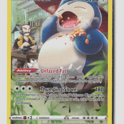 Pokemon 2022 Lost Origin Snorlax CHR #TG10/TG30