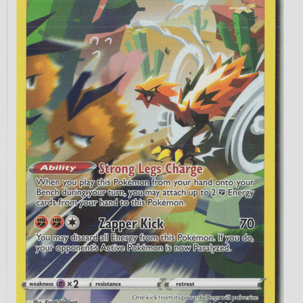 Pokemon Sword & Shield Galarian Zapdos #SWSH283