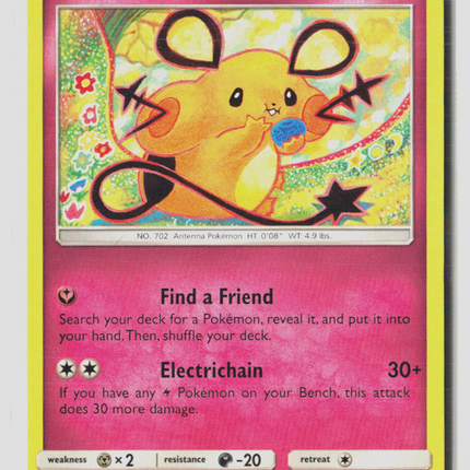 Pokemon 2018 Forbidden Light Dedenne #88/131