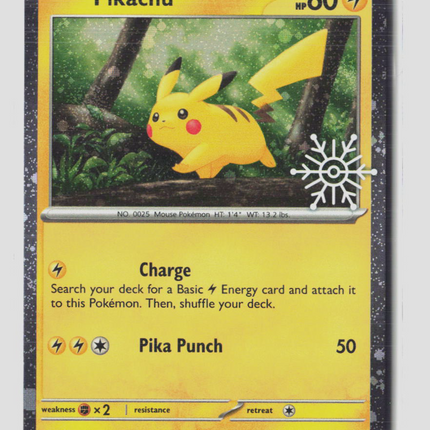 Pokemon 2023 Scarlet & Violet 151 Pikachu #25/165 Holiday