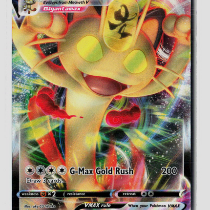 Pokemon 2020 Sword & Shield Meowth VMAX #SWSH005