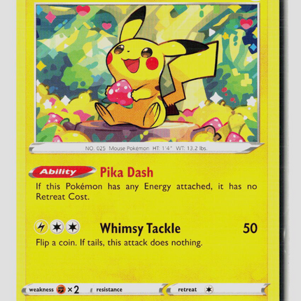 Pokemon 2022 Lost Origin Pikachu #52/196