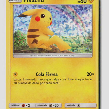 Pokemon 2019 McDonald's Collection Pikachu Spanish #6/12