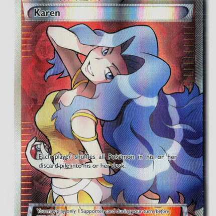 Pokemon XY Promos Karen FA #XY177a