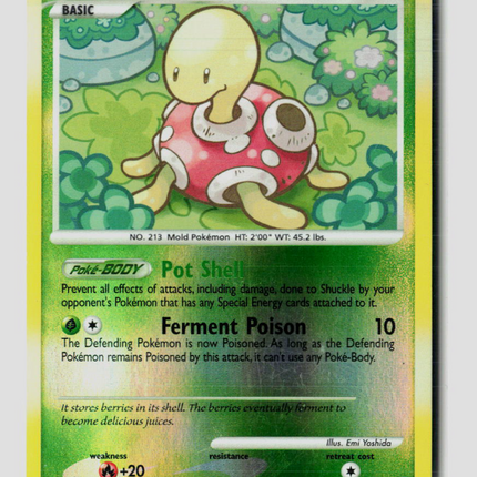 Pokemon 2010 Diamond & Pearl Shuckle #109/132 Reverse Foil