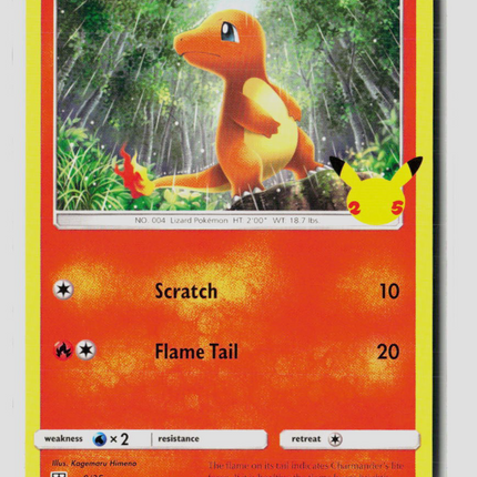 Pokemon 2021 Celebrations Charmander #9/25