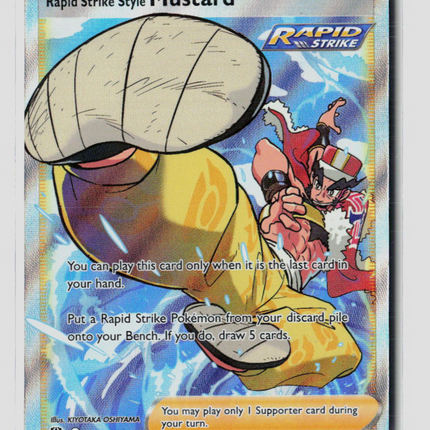 Pokemon 2022 Brilliant Stars Rapid Strike Style Mustard FA CSR #TG27/TG30