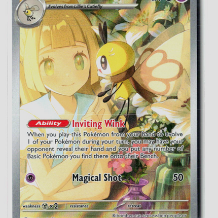 Pokemon 2025 Journey Together Lillie's Ribombee #164/159