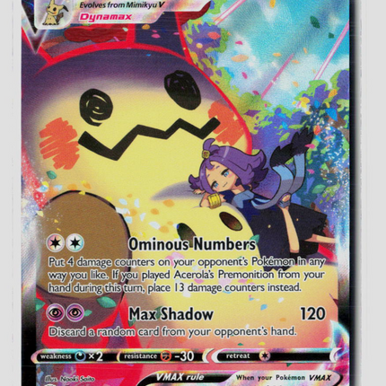 Pokemon 2022 Brilliant Stars Mimikyu VMAX CSR #TG17/TG30