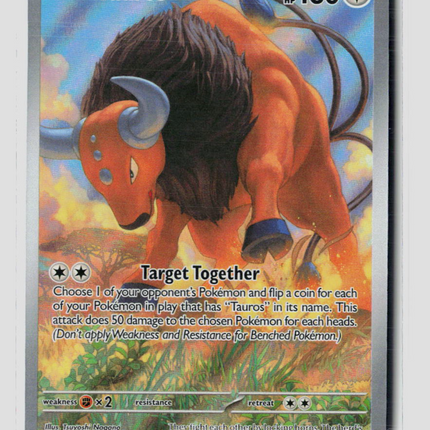 Pokemon 2026 Chaos Rising Tauros #96/86