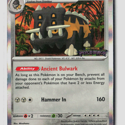 Pokemon Mega Evolution Bastiodon #MEP EN 085 Stamped