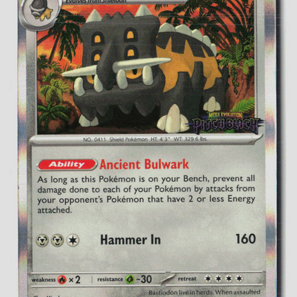 Pokemon 2026 Pitch Black Bastiodon #085 Stamped