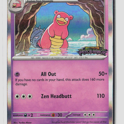 Pokemon Mega Evolution Slowbro #083 Stamped