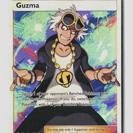 Pokemon 2017 Burning Shadows Guzma FA #143/147