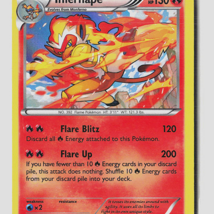 Pokemon 2016 Steam Siege Infernape #20/114