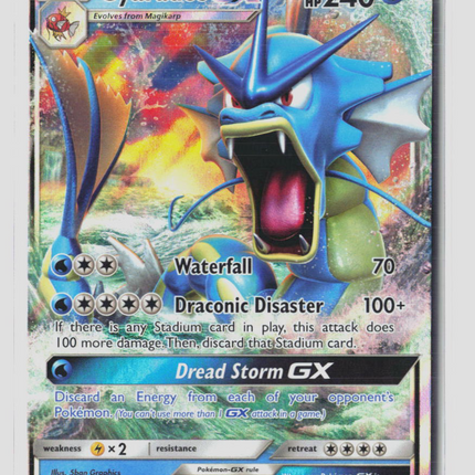 Pokemon 2018 Crimson Invasion Gyarados GX RR #18/111