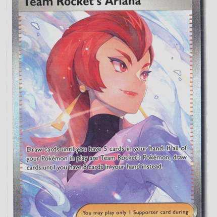 Pokemon 2025 Destined Rivals Team Rocket's Ariana FA SAR #237/182