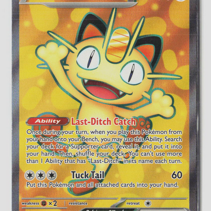Pokemon 2026 Mega Evolution – Perfect Order Meowth EX UR FA #107/88