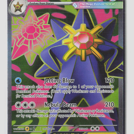 Pokemon 2026 Mega Evolution – Perfect Order Mega Starmie EX #102/88