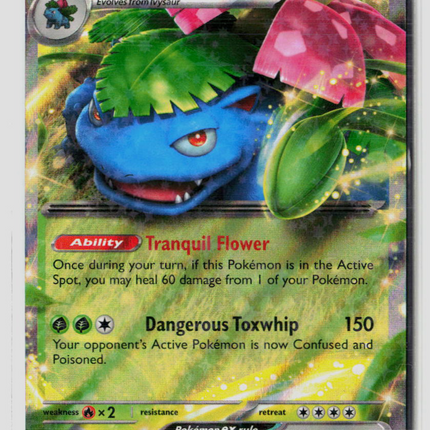Pokemon 2024 Stellar Crown Venusaur EX RR #1/142