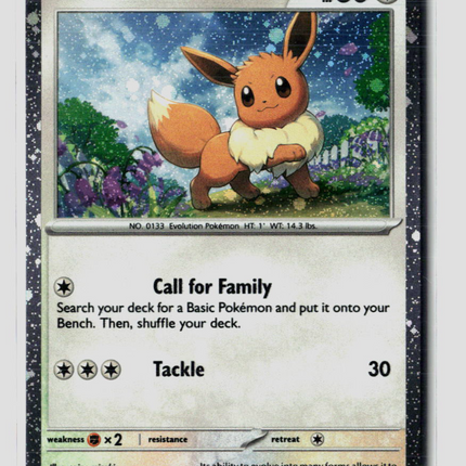 Pokemon Scarlet & Violet Eevee #SVP EN 043 Cosmos Holo
