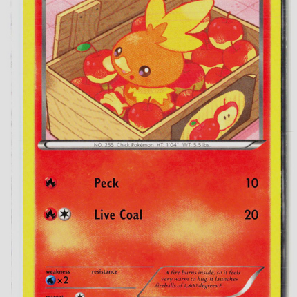 Pokemon 2013 Legendary Treasures Torchic #RC5/RC25