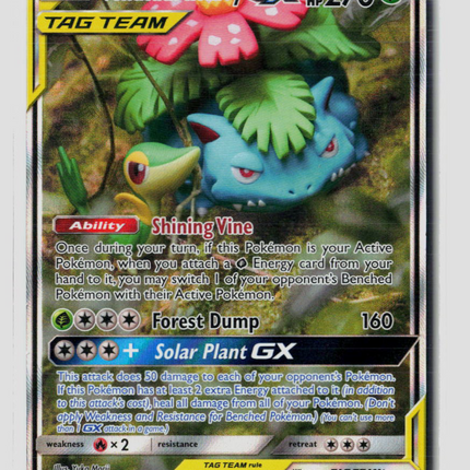 Pokemon SM Venusaur & Snivy GX #SM229