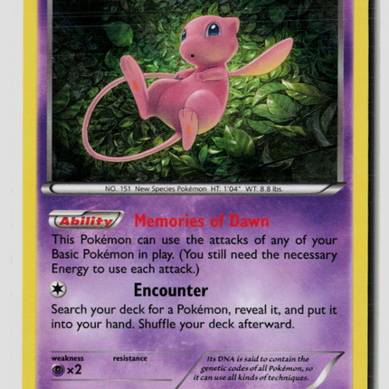 Pokemon 2016 Fates Collide Mew #29/124