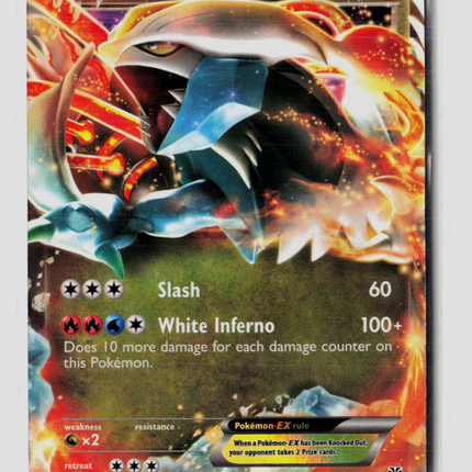 Pokemon 2012 Boundaries Crossed White Kyurem EX #96/135