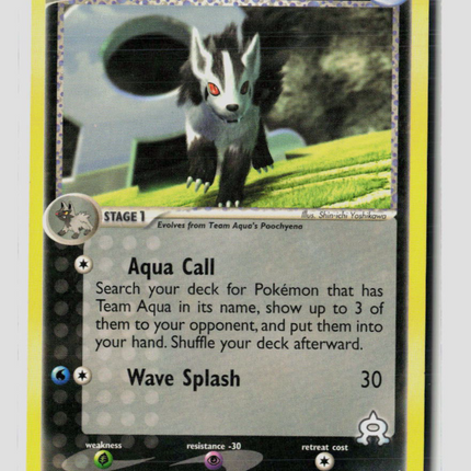 Pokemon 2004 EX Team Magma vs Team Aqua Team Aqua's Mightyena #30/95