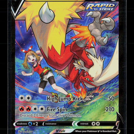 Pokemon 2022 Silver Tempest Blaziken V FA CSR #TG14/TG30