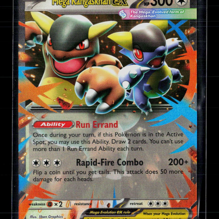 Pokemon Mega Evolution Mega Kangaskhan EX FA #MEP EN 025
