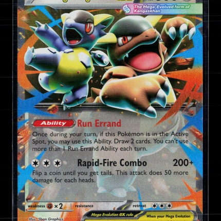 Pokemon 2025 Mega Evolution Mega Kangaskhan EX RR #104/132
