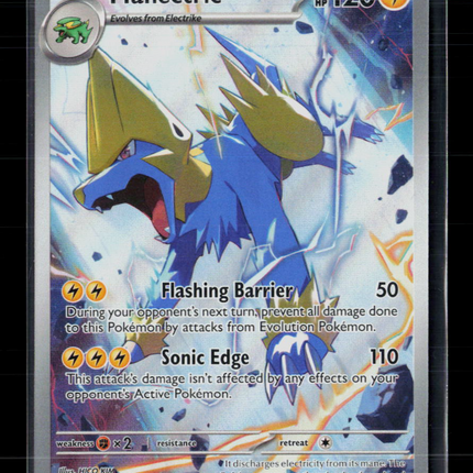 Pokemon 2026 Pitch Black Manectric SR #89/84