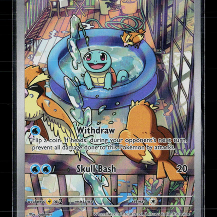 Pokemon 2024 Stellar Crown Squirtle #148/142