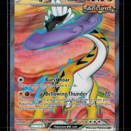 Pokemon 2024 Temporal Forces Raging Bolt EX UR FA #196/162