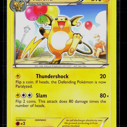 Pokemon 2012 Next Destinies Raichu #40/99