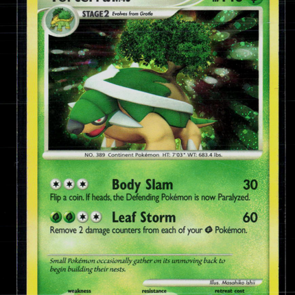 Pokemon 2010 Diamond & Pearl Torterra #17/130