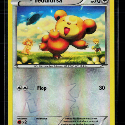 Pokemon 2015 BREAKthrough Teddiursa #121/162 Reverse