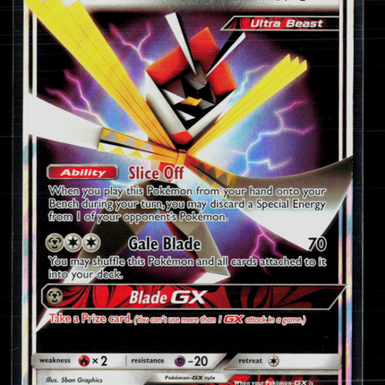 Pokemon 2018 Crimson Invasion Kartana GX #70/111