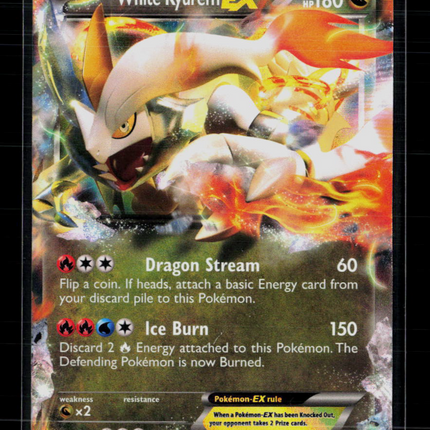 Pokemon 2012 Boundaries Crossed White Kyurem EX #103/149