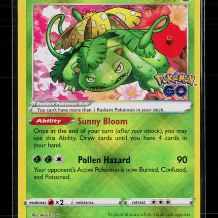 Pokemon 2022 GO Radiant Venusaur #4/78