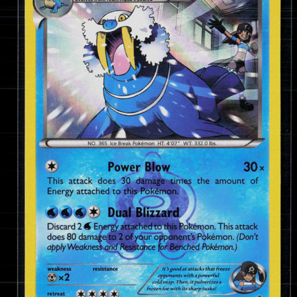 Pokemon 2015 Double Crisis Team Aqua's Walrein #5/34